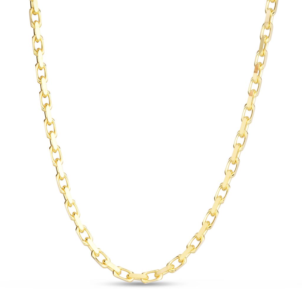 14K 4.8mm French Cable Chain