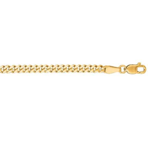 14K 3.6mm Miami Cuban Chain