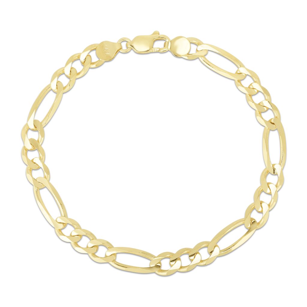 14K Gold 7mm Figaro Chain