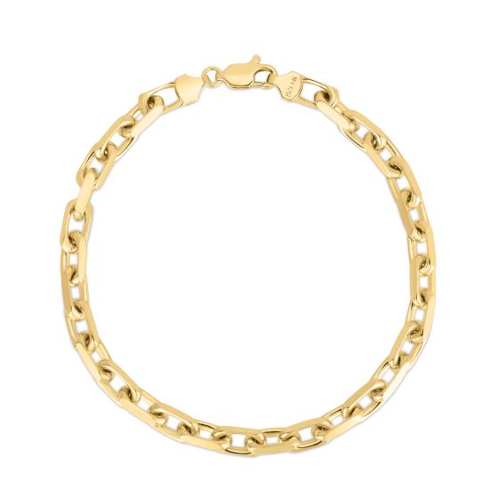 14K 4.8mm French Cable Chain