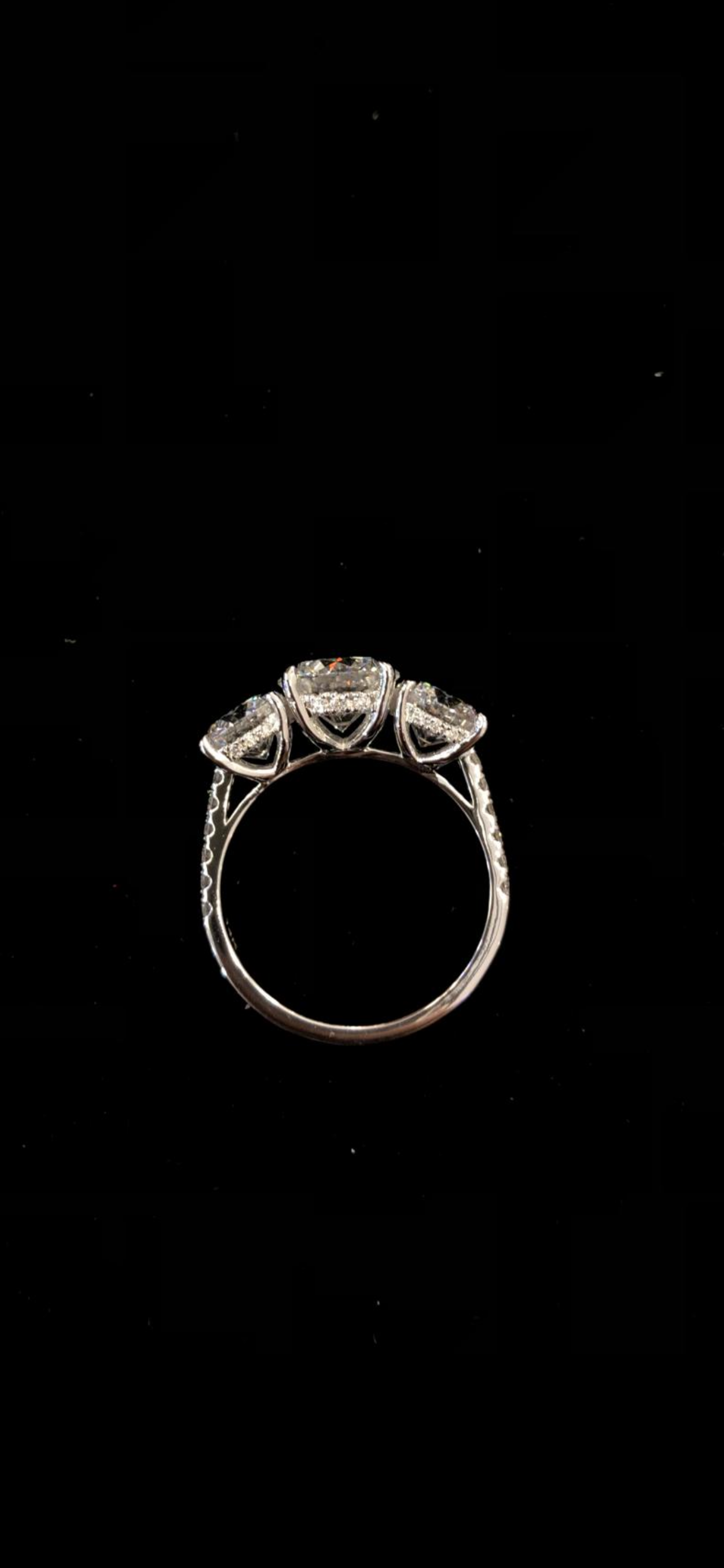 Three-Stone Engagement Ring