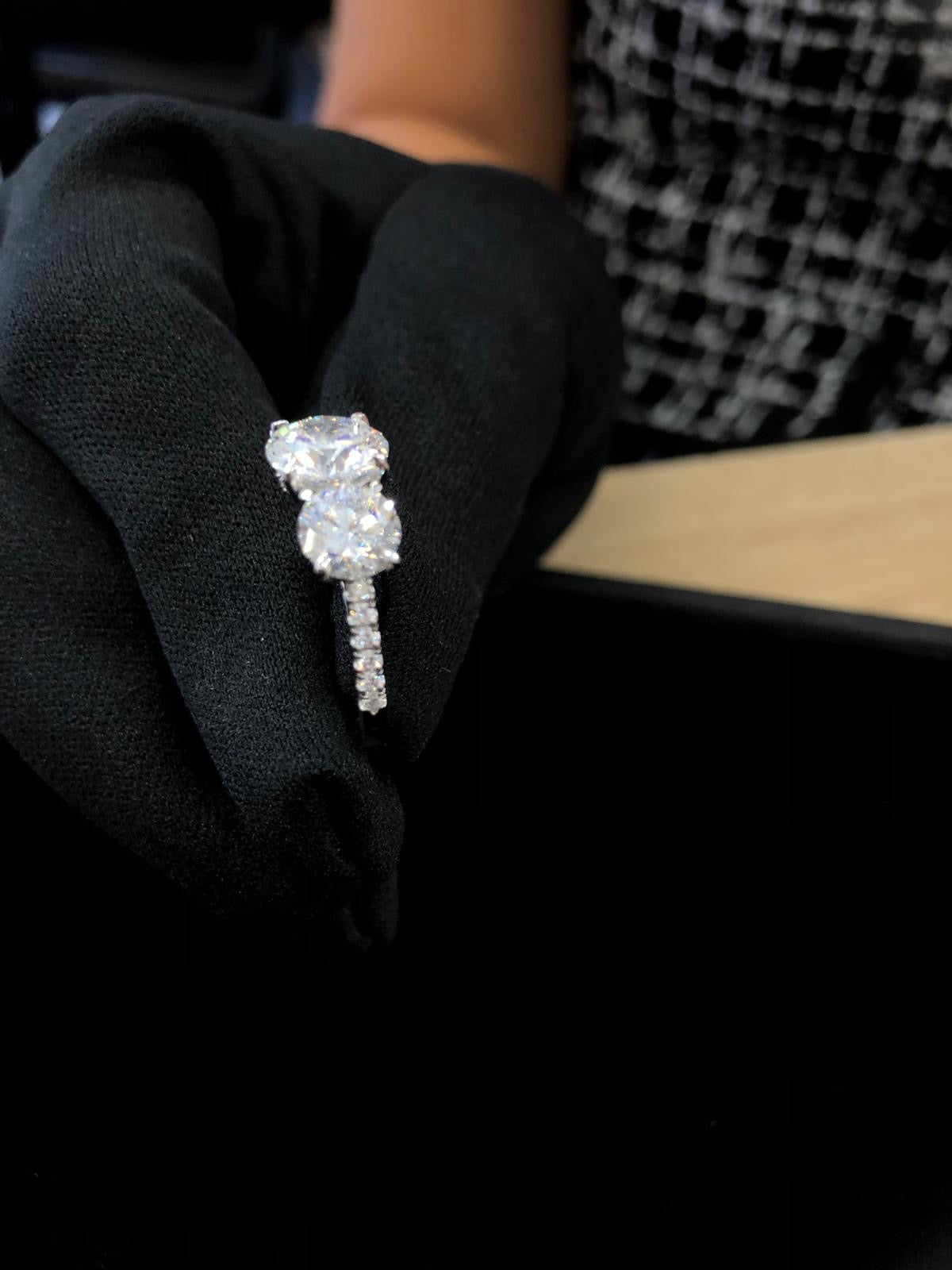 Three-Stone Engagement Ring