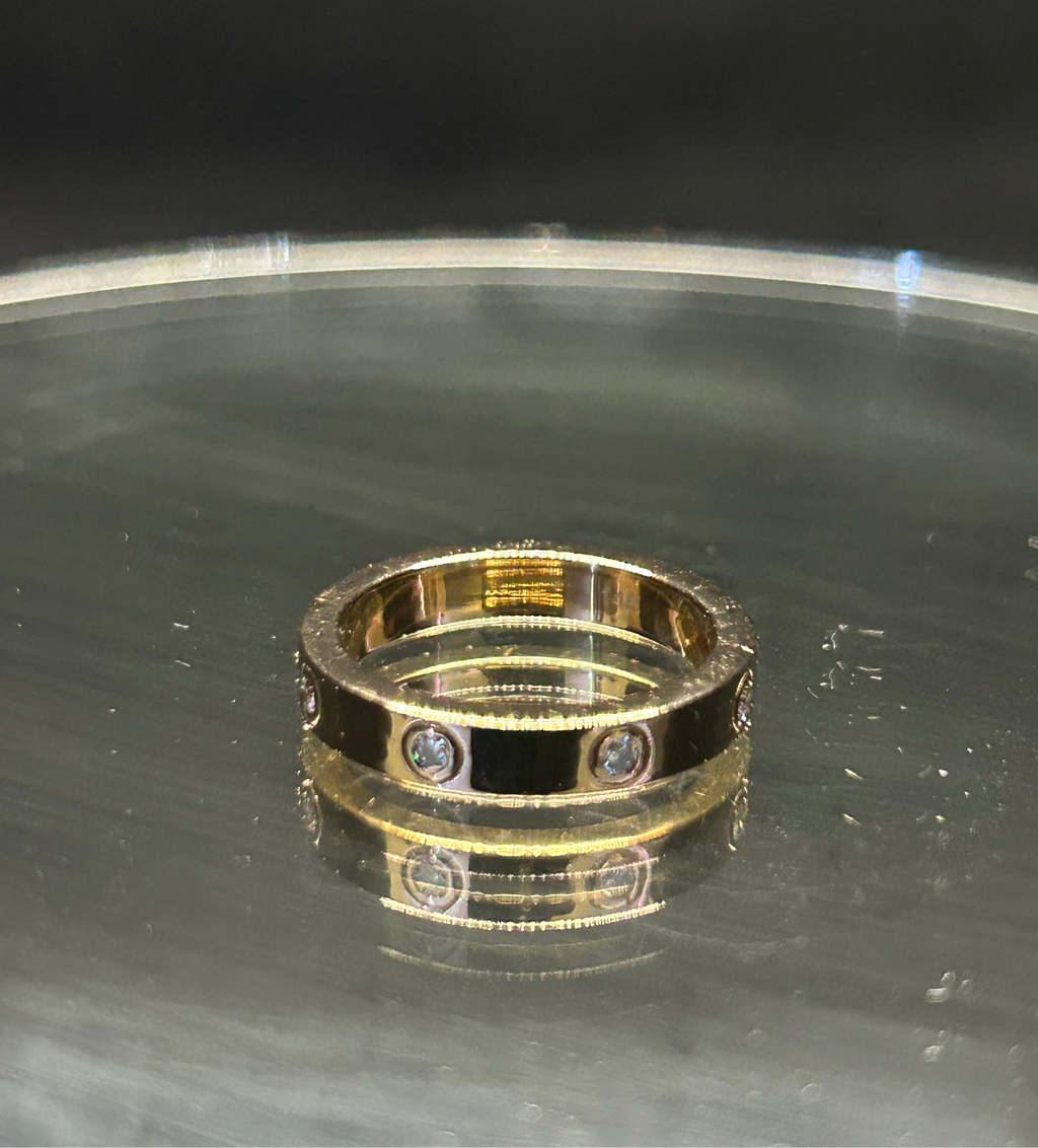 Love Ring with Stones