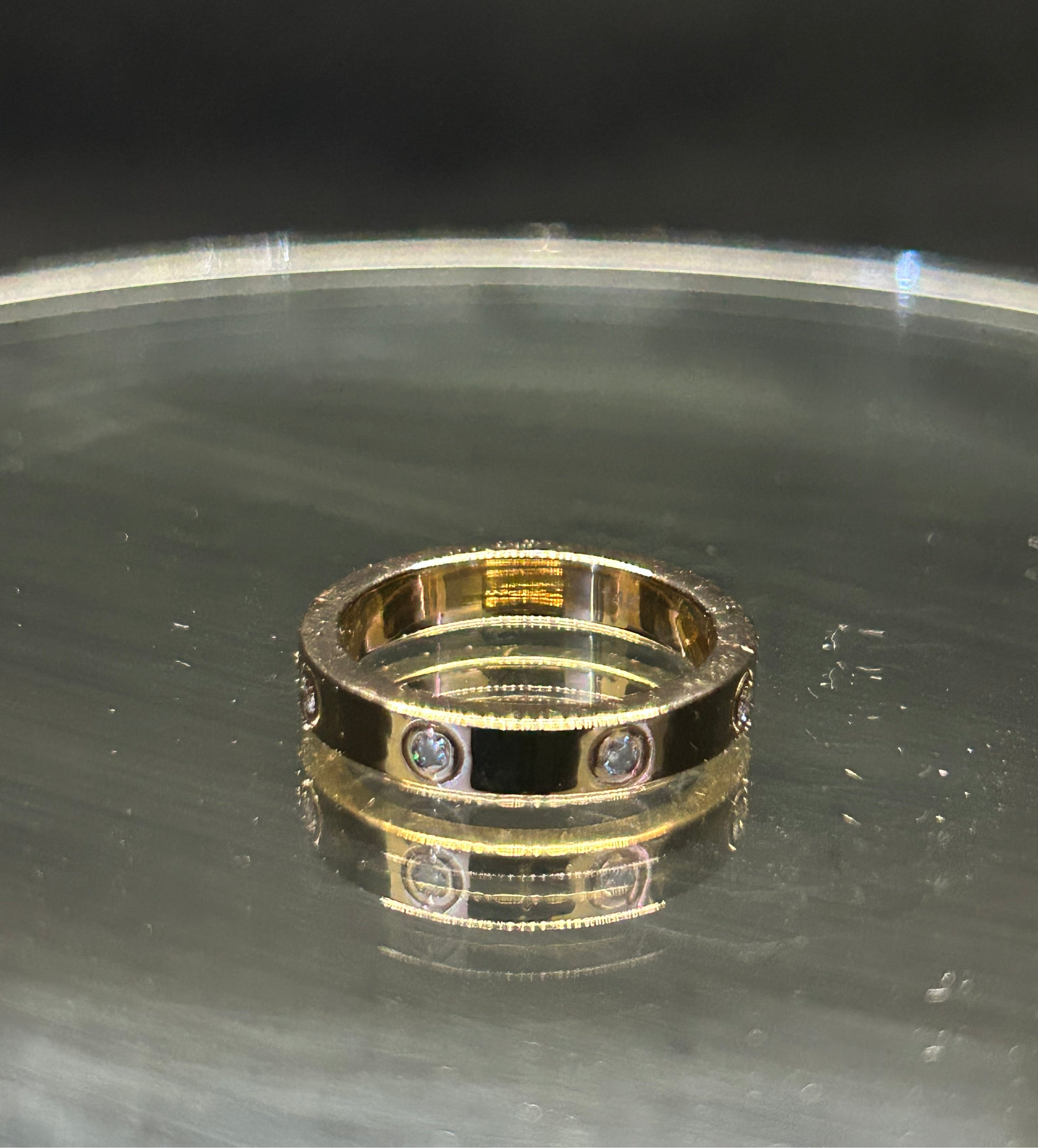 Love Ring with Stones