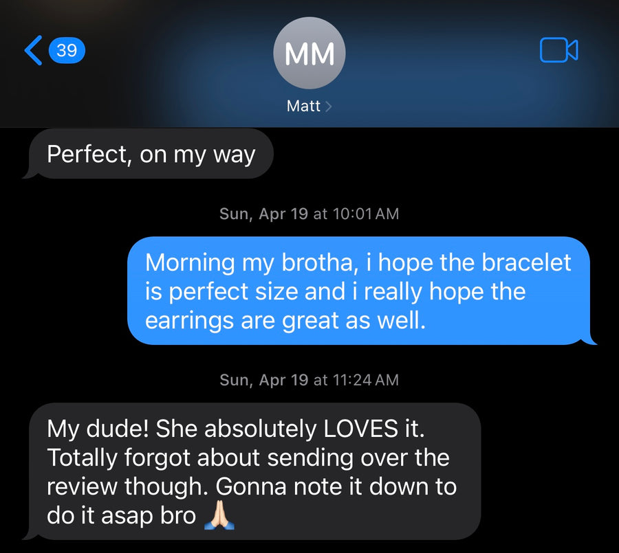 Original message from Matt