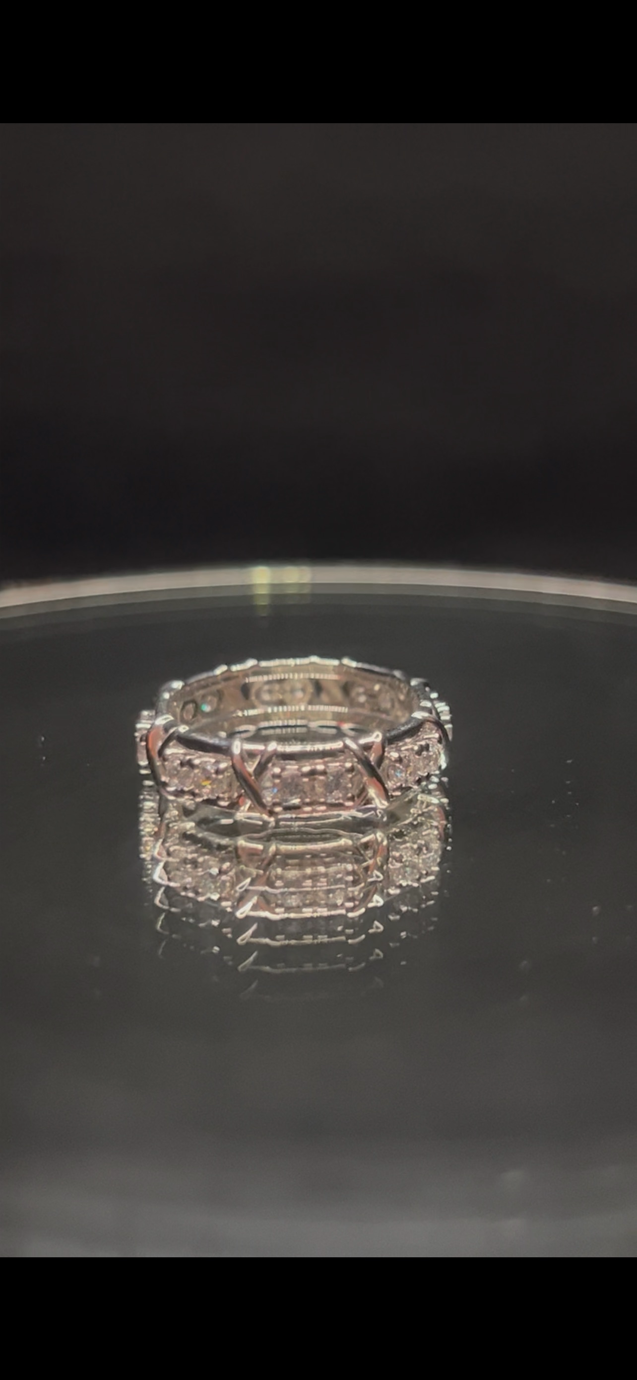 Sixteen-Stone Ring