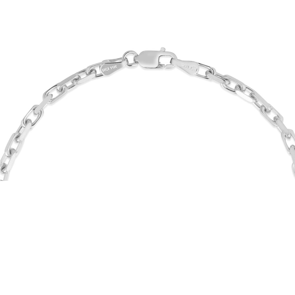 Silver 3.4mm French Cable Chain