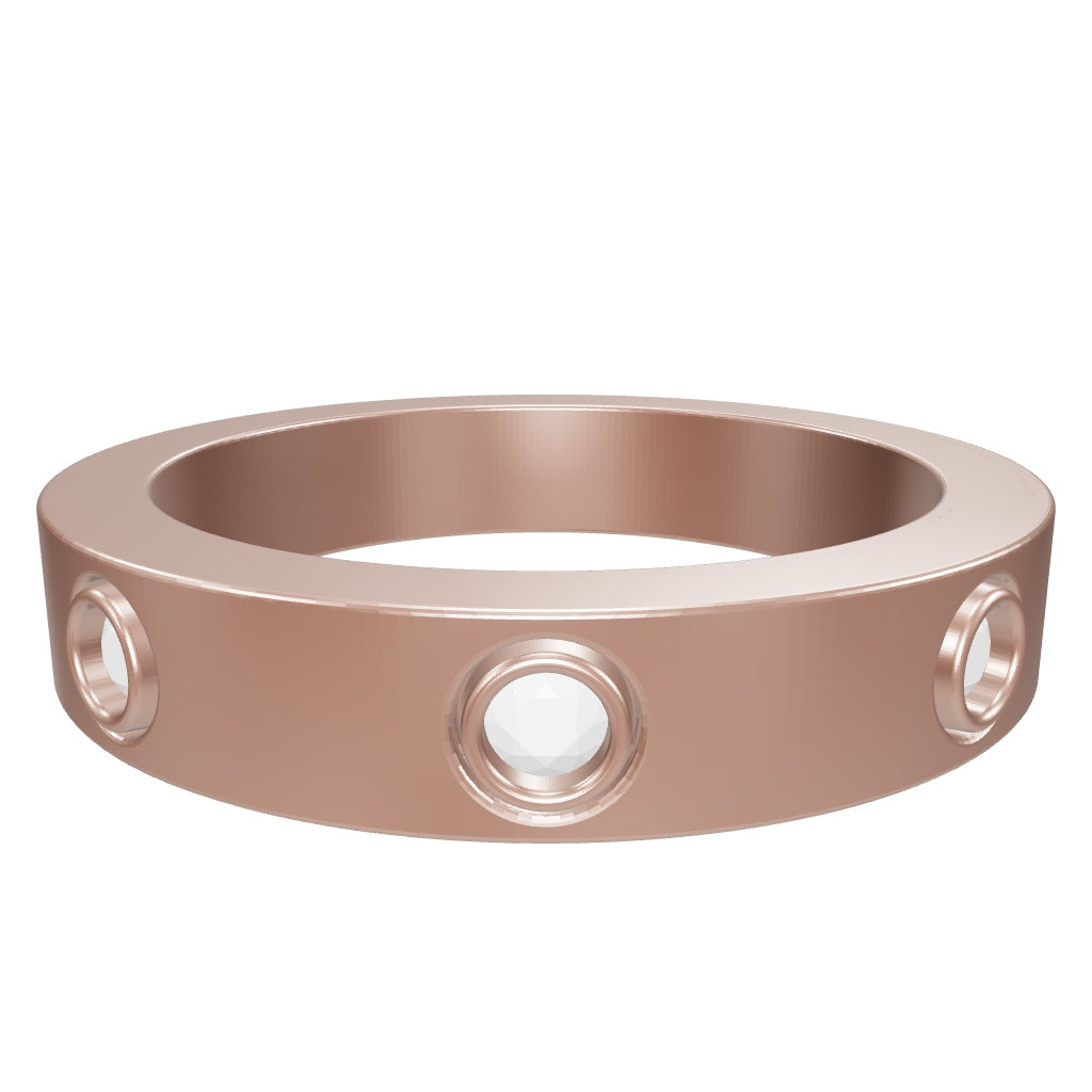 Love Ring with Stones