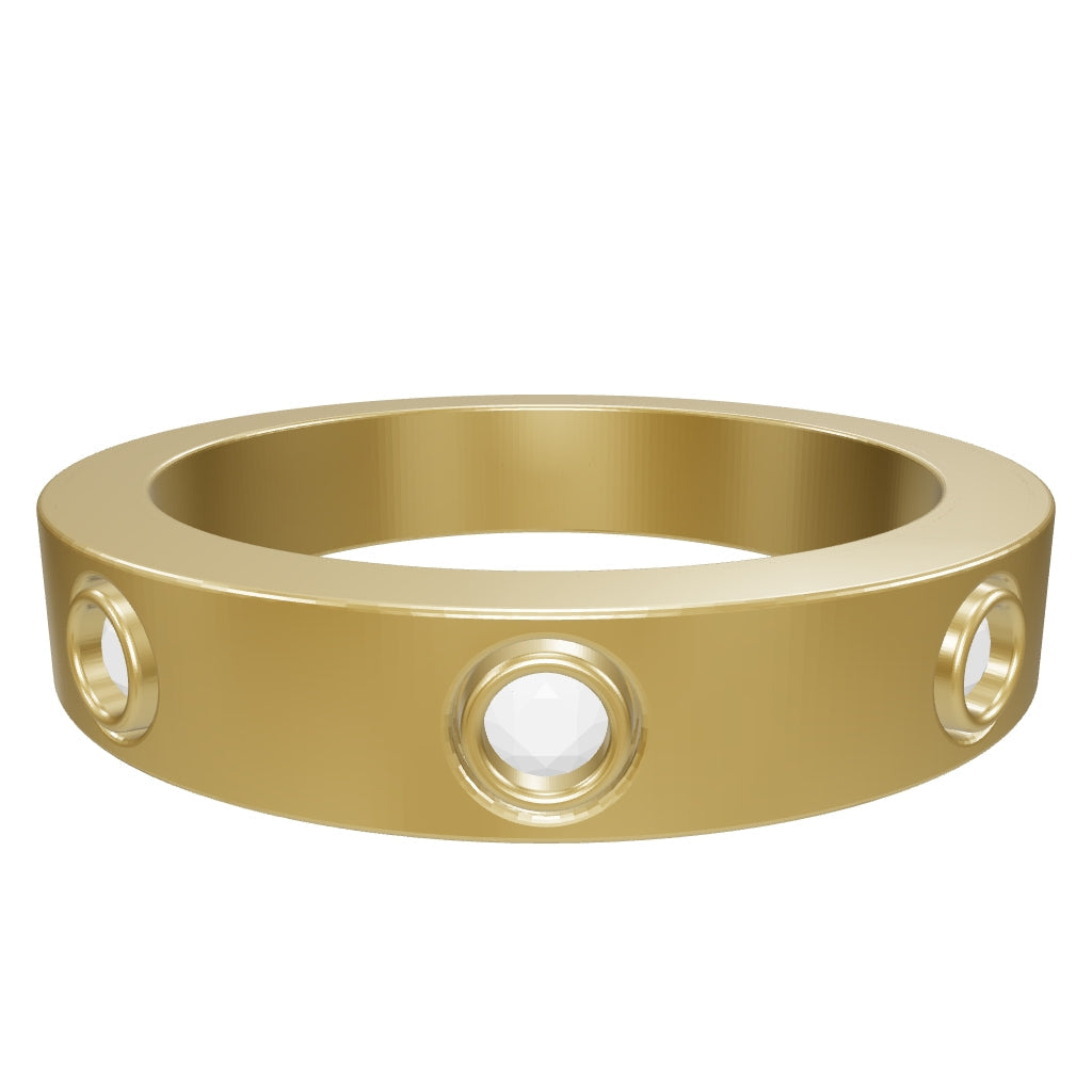 Love Ring with Stones